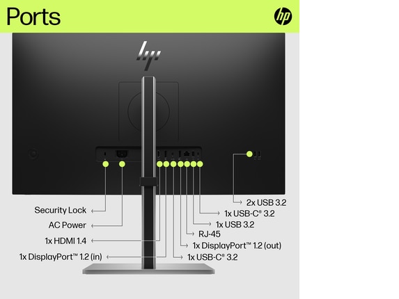 Series 9 of 12 Business Monitors, HP E27u G5 QHD USB-C Monitor