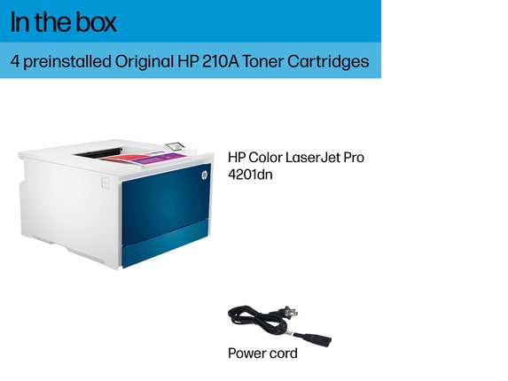 Series 10 of 11 Color Laser Printers, HP Color LaserJet Pro 4201dn Printer