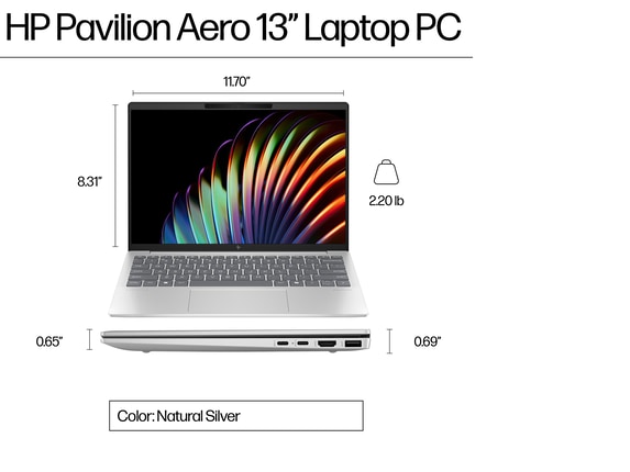 HP Pavilion Aero Laptop 13-bg0087nr