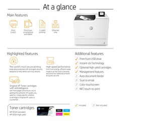 HP Color LaserJet Enterprise M652dn