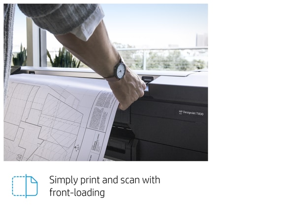 HP DesignJet T830 Large Format Multifunction Wireless Plotter Printer -  36, with Mobile Printing (F9A30D)