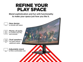 OMEN by HP 34 inch WQHD 165Hz Curved Gaming Monitor - OMEN 34c OMEN by HP 34 inch WQHD 165Hz Curved Gaming Monitor - OMEN 34c