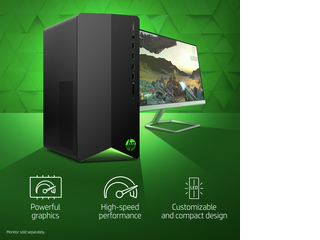 HP Pavilion Gaming Desktop TG01-2285t, Windows 11 Home, Intel® Core™ i7,  16GB RAM, 256GB SSD, 2TB HDD,NVIDIA® GeForce RTX™