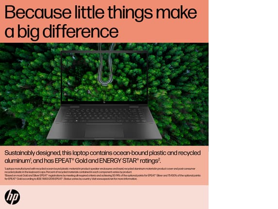 HP Envy x360 2-in-1 Laptop 15-ew1047nr, Windows 11 Home, 15.6