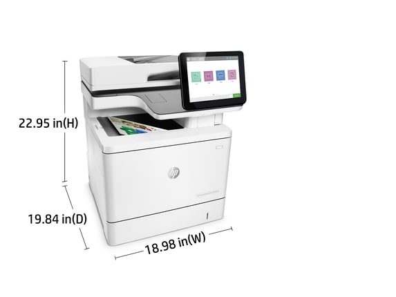 Series 10 of 12 Laser Multifunction Printers, HP Color LaserJet Enterprise Flow MFP M578c