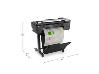 HP DesignJet T830 Large Format Multifunction Wireless Plotter Printer -  24