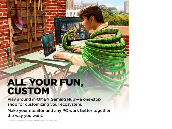 Monitor HP Omen Gaming 24i Full HD ips 165Hz Vesa 1DP 2 HDMI Adjust PIVOT  780D9AA