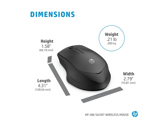 HP Silent 280M: il mouse wireless ergonomico che costa poco