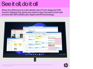 HP E27q G5 QHD Monitor