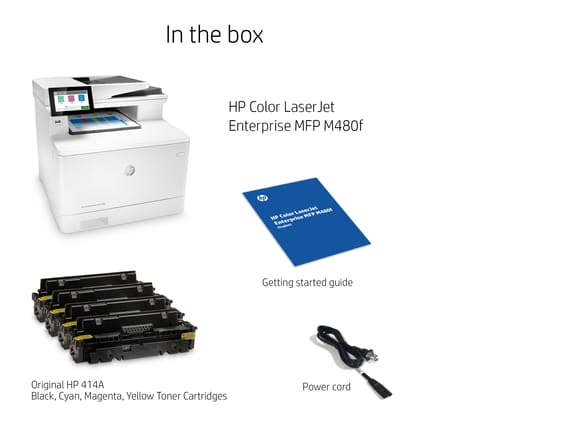 Imprimante Multifonction Laser Couleur HP LaserJet Enterprise MFP M480f  (3QA55A)