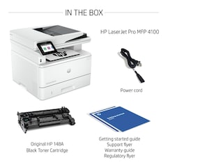 HP LaserJet Pro MFP 4101fdne Printer with HP+ and Fax & available 3 months Instant Ink