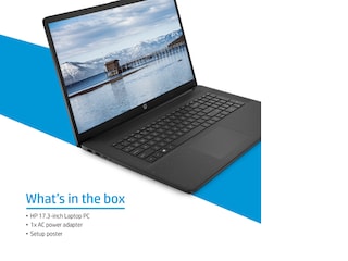 HP Laptop 17-cn2047nr, 17.3", Windows 11 Home, Intel® Core™ i7, 16GB RAM, 256GB HDD, FHD