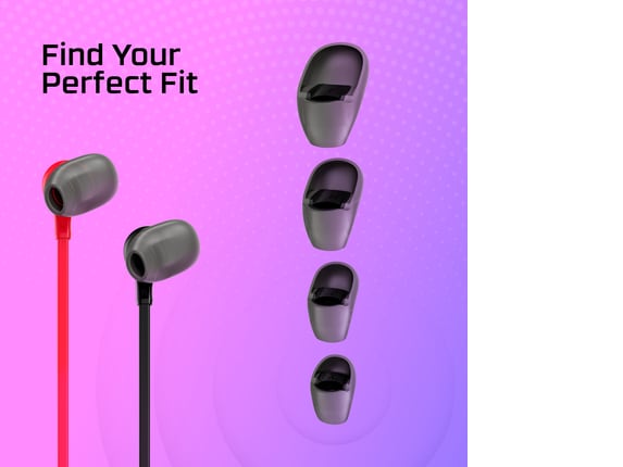 Series 12 of 13 HyperX Earbuds, HyperX Cloud Earbuds II - Gaming Earbuds with Mic - Black