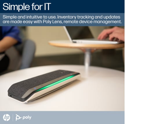 Series 7 of 10 Audio, Poly Sync 40 Microsoft Teams Certified Speakerphone