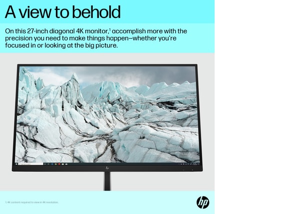 HP E27k G5 4K USB-C Monitor