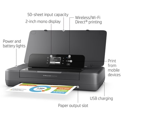 HP® OfficeJet 200 Mobile Printer (CZ993A#B1H) | HP® US Official Store