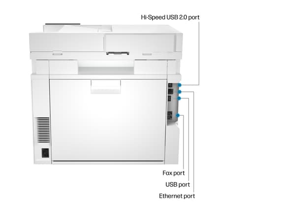Series 8 of 9 Laser Multifunction Printers, HP Color LaserJet Pro MFP 4301fdn Printer