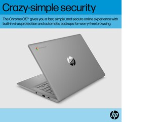 HP Chromebook 14a-ne0047nr, 14", Chrome OS™, Intel® Celeron®, 4GB RAM, 64GB eMMC, HD