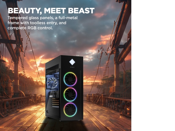 Series 13 of 13 HP Home Desktop PCs, OMEN 45L Gaming Desktop GT22-1455xt, Windows 11 Home, Intel® Core™ i9, 16GB RAM, NVIDIA® GeForce RTX™ 4090