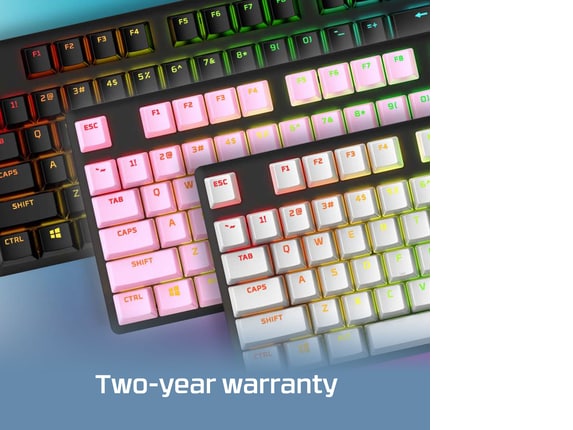 Series 4 of 5 HyperX Keyboard Accessories, HyperX Black PBT Full Keycap Set