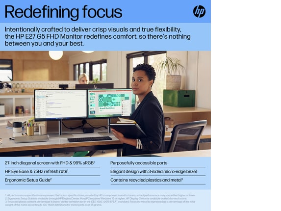 HP E27 G5 FHD Monitor | HP® US Official Store