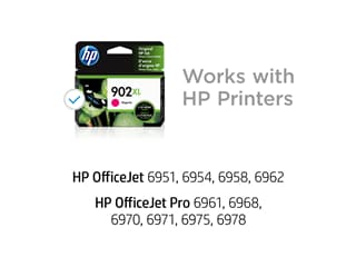 HP 902XL Magenta High-yield Ink Cartridge, Works India