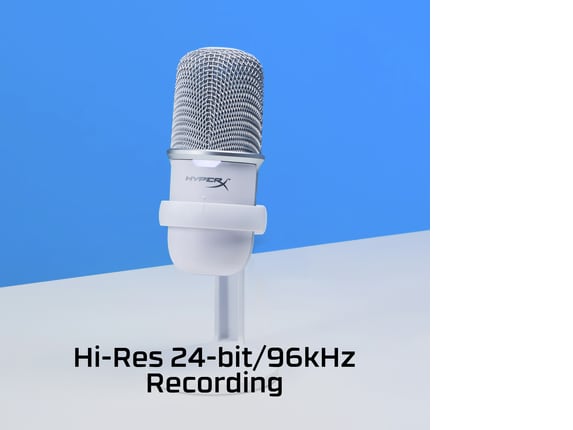 Series 12 of 12 HyperX Microphones, HyperX SoloCast - USB Microphone - White