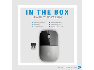 Wireless HP Mouse Z3700