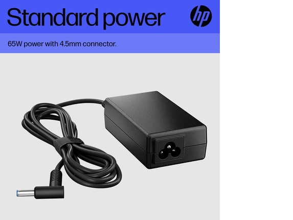 Series 10 of 10 Power, HP 65W 4.5mm Smart Adapter