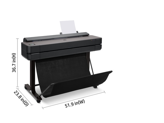 HP DesignJet T650 Large Format Wireless Plotter Printer - 36